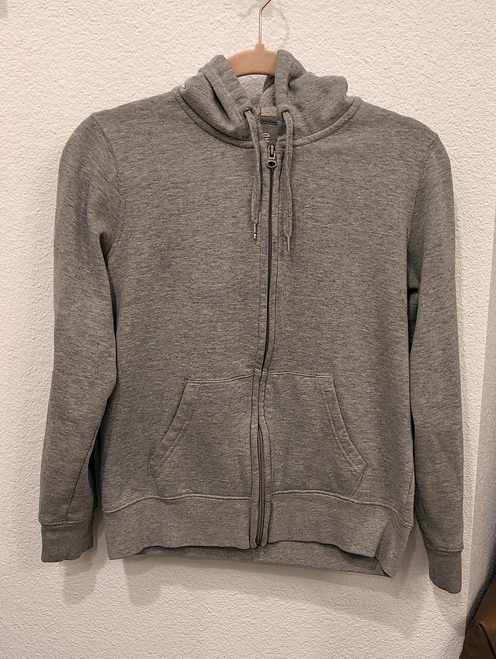 Joe Fresh Full-Zip Hoodie Gray Zip-Up Size Small